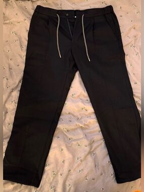 SUITSUPPLY Circular Wool Drawstring Trousers